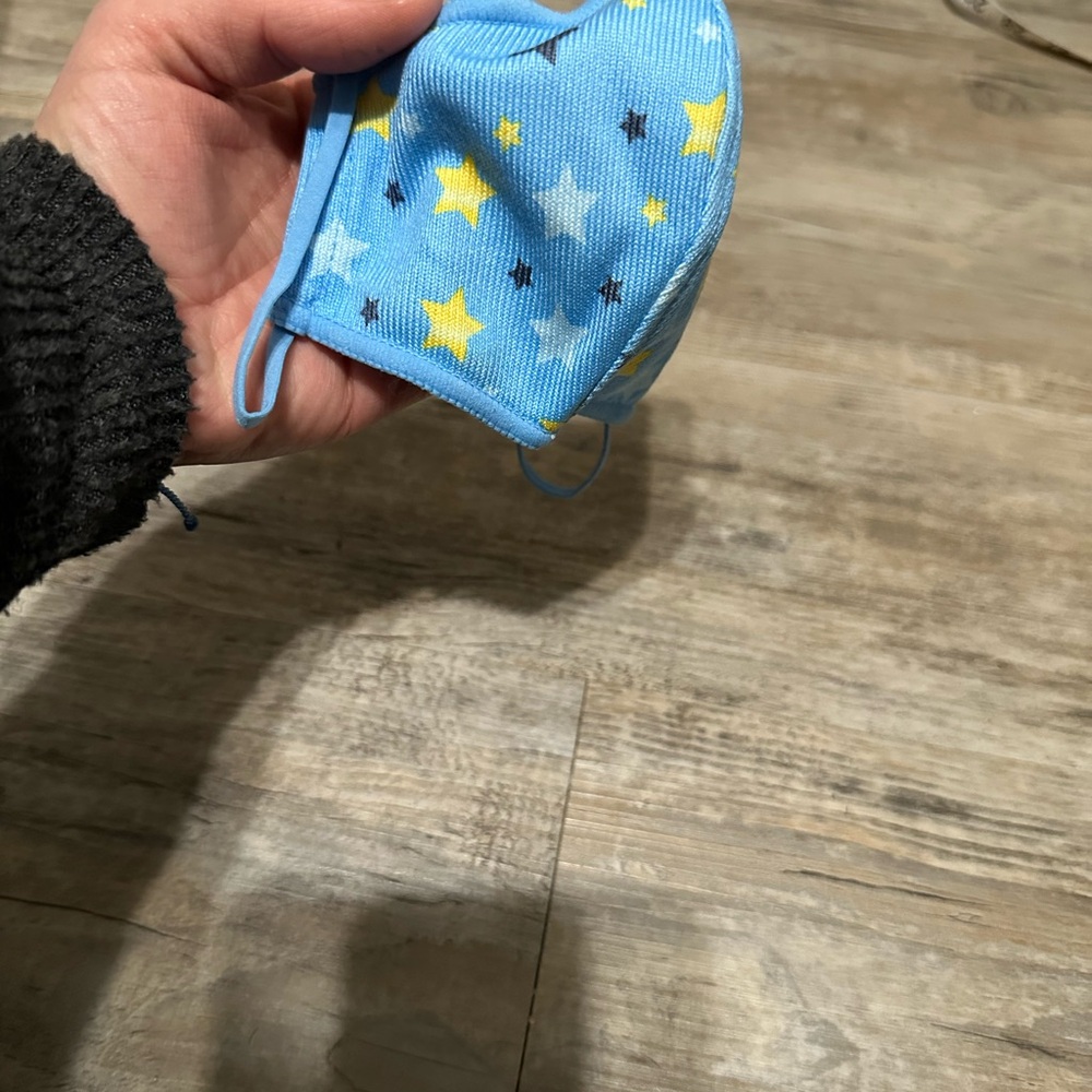 Norwex Kids Blue Star Pattern Face Mask